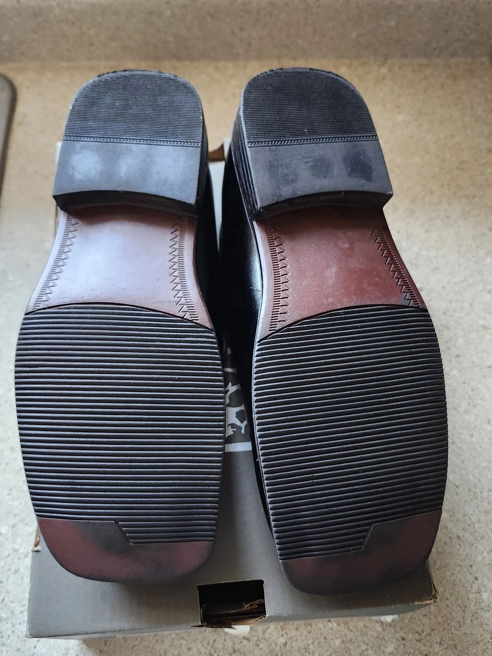 Stacy Adams Black Leather Slip-On Loafers